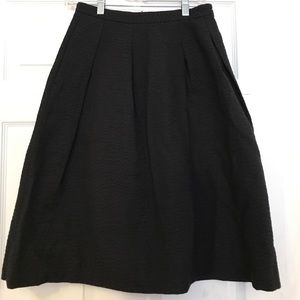 H&M Black Midi Skirt